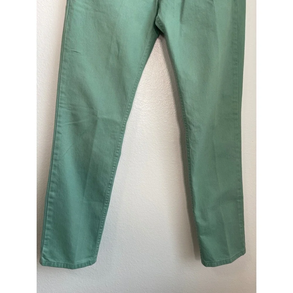 Levis 511 Slim Fit Pants Mens 31x30 Mint Green Twill Chino Jeans 04511-5120